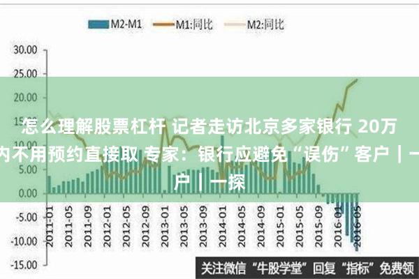 怎么理解股票杠杆 记者走访北京多家银行 20万以内不用预约直接取 专家：银行应避免“误伤”客户｜一探