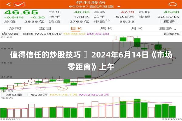 值得信任的炒股技巧 	2024年6月14日《市场零距离》上午