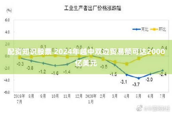 配资知识股票 2024年越中双边贸易额可达2000亿美元