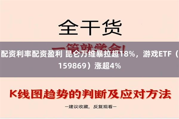 配资利率配资盈利 昆仑万维暴拉超18%，游戏ETF（159869）涨超4%