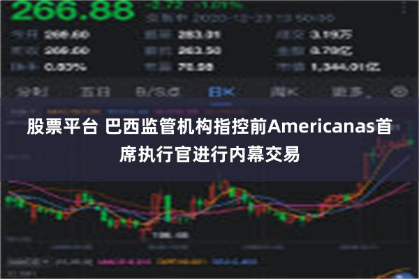 股票平台 巴西监管机构指控前Americanas首席执行官进行内幕交易