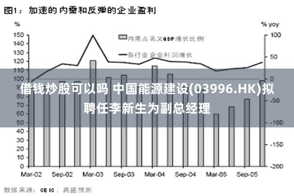 借钱炒股可以吗 中国能源建设(03996.HK)拟聘任李新生为副总经理