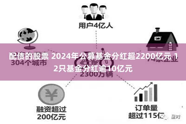 配债的股票 2024年公募基金分红超2200亿元 12只基金分红逾10亿元