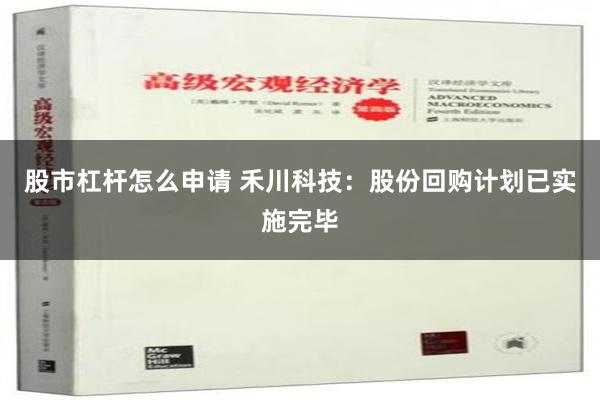 股市杠杆怎么申请 禾川科技：股份回购计划已实施完毕